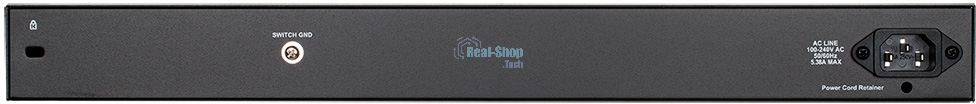 Настраиваемый L2 коммутатор D-Link DGS-1210-28MP/F3A с 24 портами 10/100/1000Base-T и 4 комбо-портами 100/1000Base-T/SFP (24 порта PoE 802.3af/at, PoE-бюджет 193 Вт)
