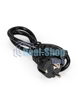 Кабель питания ExeGate Power PC-1P (Евровилка Schuko->C13, VDE-250V-3*1.0мм2, медь, черный, 16A, 1м)