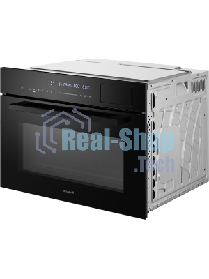 Духовой шкаф электрический Weissgauff OEMS 459 PDB черный, встраиваемый