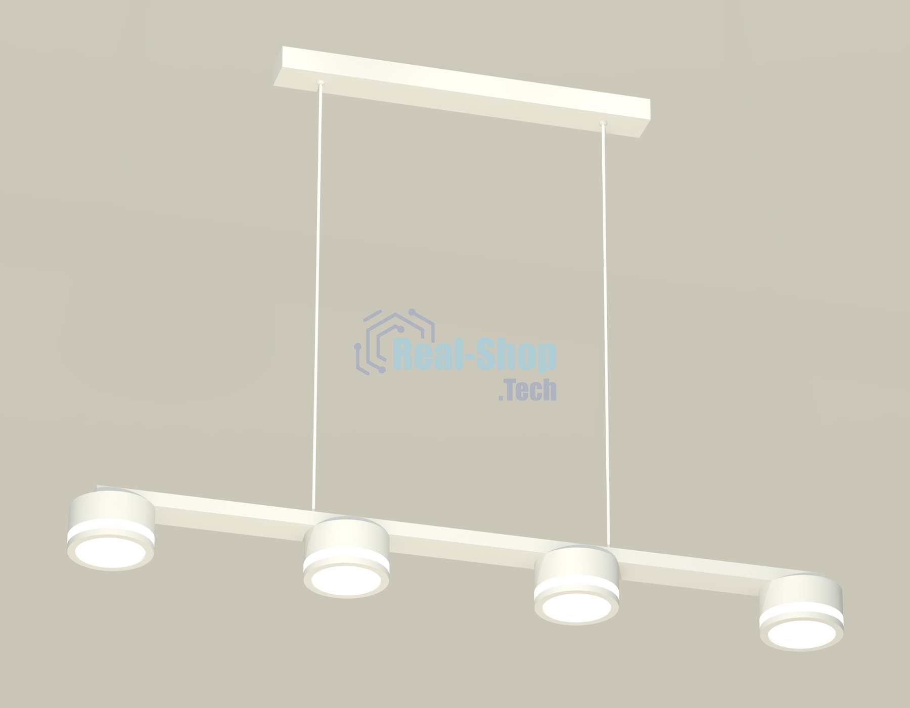 Светильник Ambrella light XB9151200/4 SWH/FR белый песок/белый матовый GX53 (C9151, N8412)