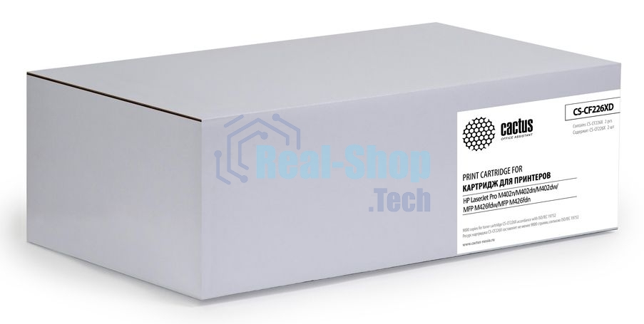 Картридж лазерный Cactus CS-CF226XD черный (9000 стр.) для HP LJ M402d/M402n/M426dw/M426fdn 2 шт