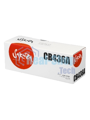 Картридж лазерный Sakura CB436A для HP LJ P1505/M1120mfp/M1522mfp, черный, 2000 к.