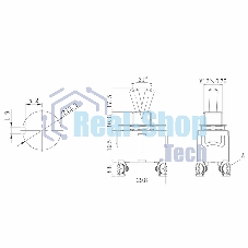 Тумблер Rexant 250V 15А (4c) ON-OFF двухполюсный