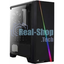 Компьютерный корпус Aerocool/Formula PGS-V Cylon , ATX, без БП, RGB подсветка, окно, картридер, 1x USB 3.0 + 2x USB 2.0, 1х12см вентилятор в комплекте