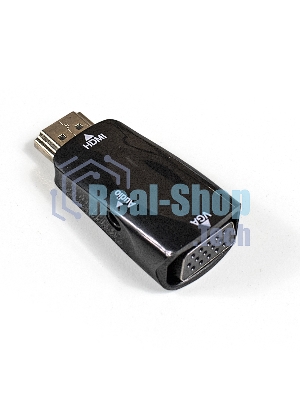 Переходник ExeGate EX284927RUS HDMI-VGA ExeGate EX-HDMIM-VGAF-C (19M/15F)