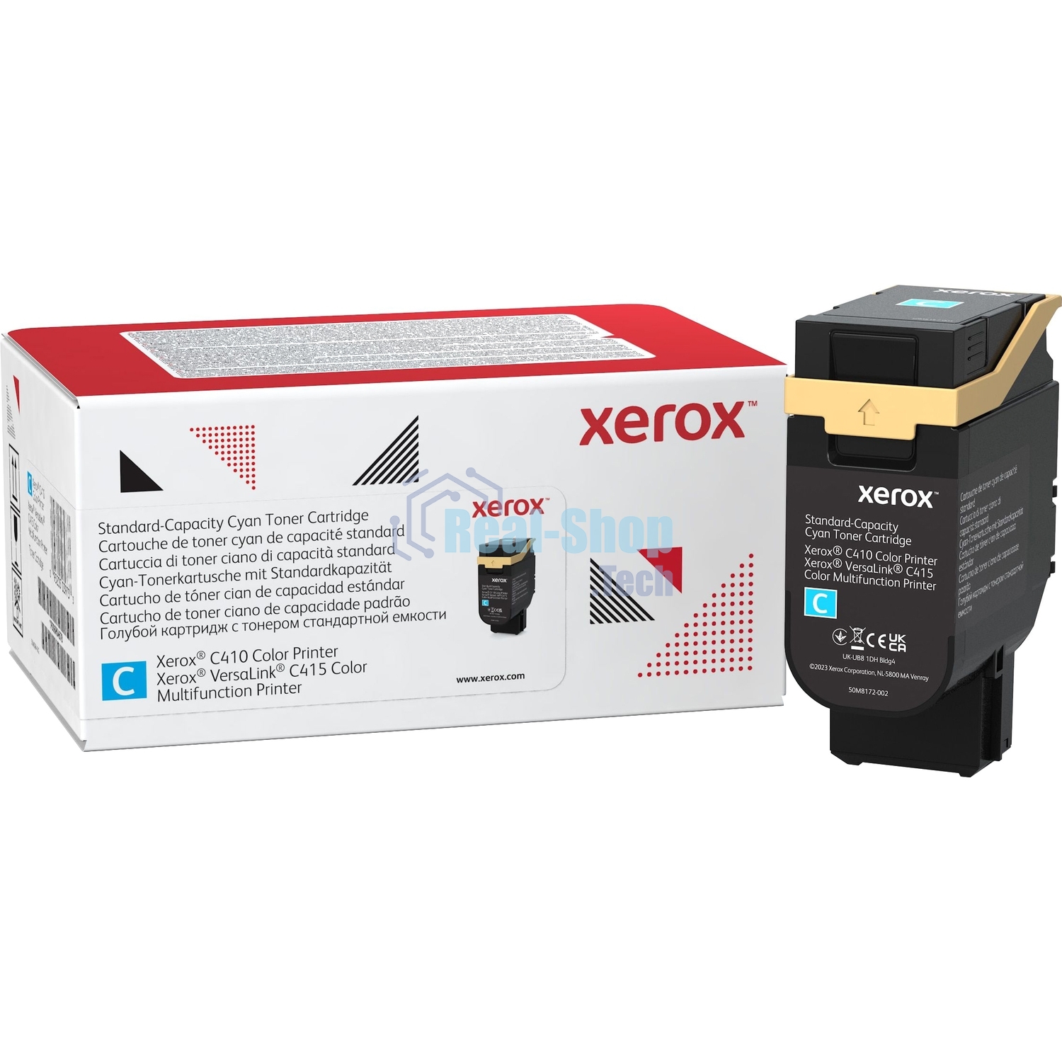 Картридж лазерный стандартный, синий Xerox VLC410/415 (2000 страниц)/Cyan Standard Capacity Toner Cartridge, Xerox VLC410/415 (2,000 Pages)