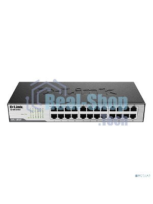 Коммутатор неуправляемый D-Link DES-1024D/H2A с 24 портами 10/100Base-TX