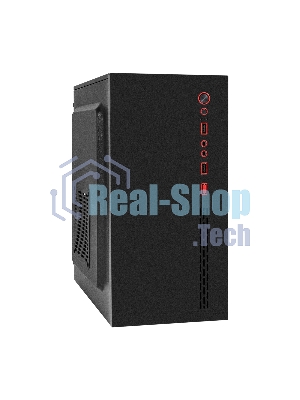 Компьютерный корпус Minitower ExeGate BAA-403-UNS500 (mATX, БП UNS500 с вент. 12см, 2*USB, HD Audio, черный)