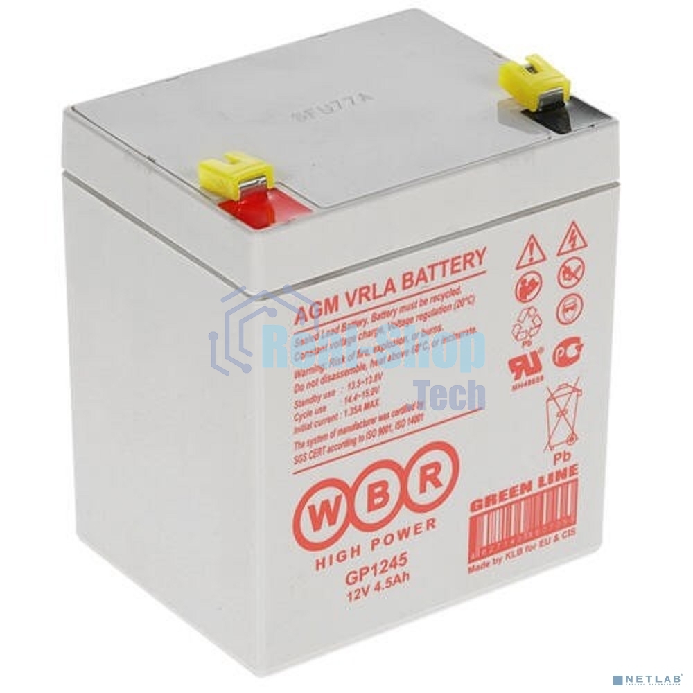 Батарея WBR GP 1245 (12V 4.5Ah)