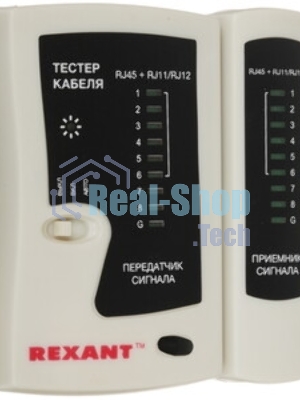 Тестер кабеля Rexant RJ-45+RJ-11 468