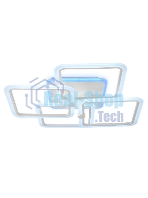 Потолочный светодиодный светильник FA537/4 WH белый 148W 670*670*120 (ПДУ РАДИО 2.4)