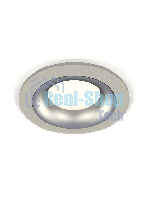 Комплект встраиваемого светильника Ambrella light XC7623004 SGR/MCH серый песок/хром матовый MR16 GU5.3 (C7623, N7013)