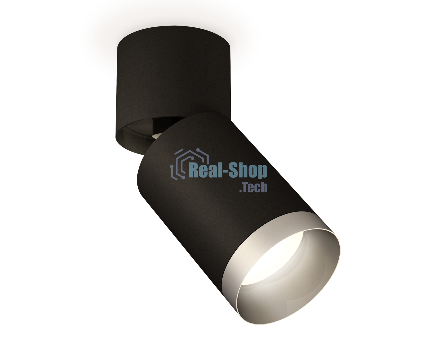 Светильник Ambrella Light XM6313043 SBK/BK/MCH черный песок/черный/хром матовый MR16 GU5.3 (A2221, C6313, N6133)