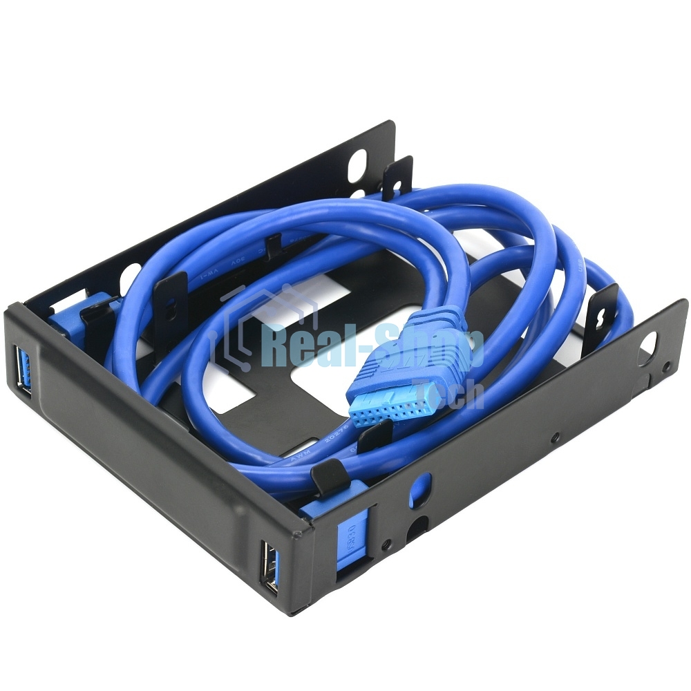 Панель с двумя портами USB 3.0 в слот 3.5 компьютерного корпуса и слот 2x2.5 CMU3-B3