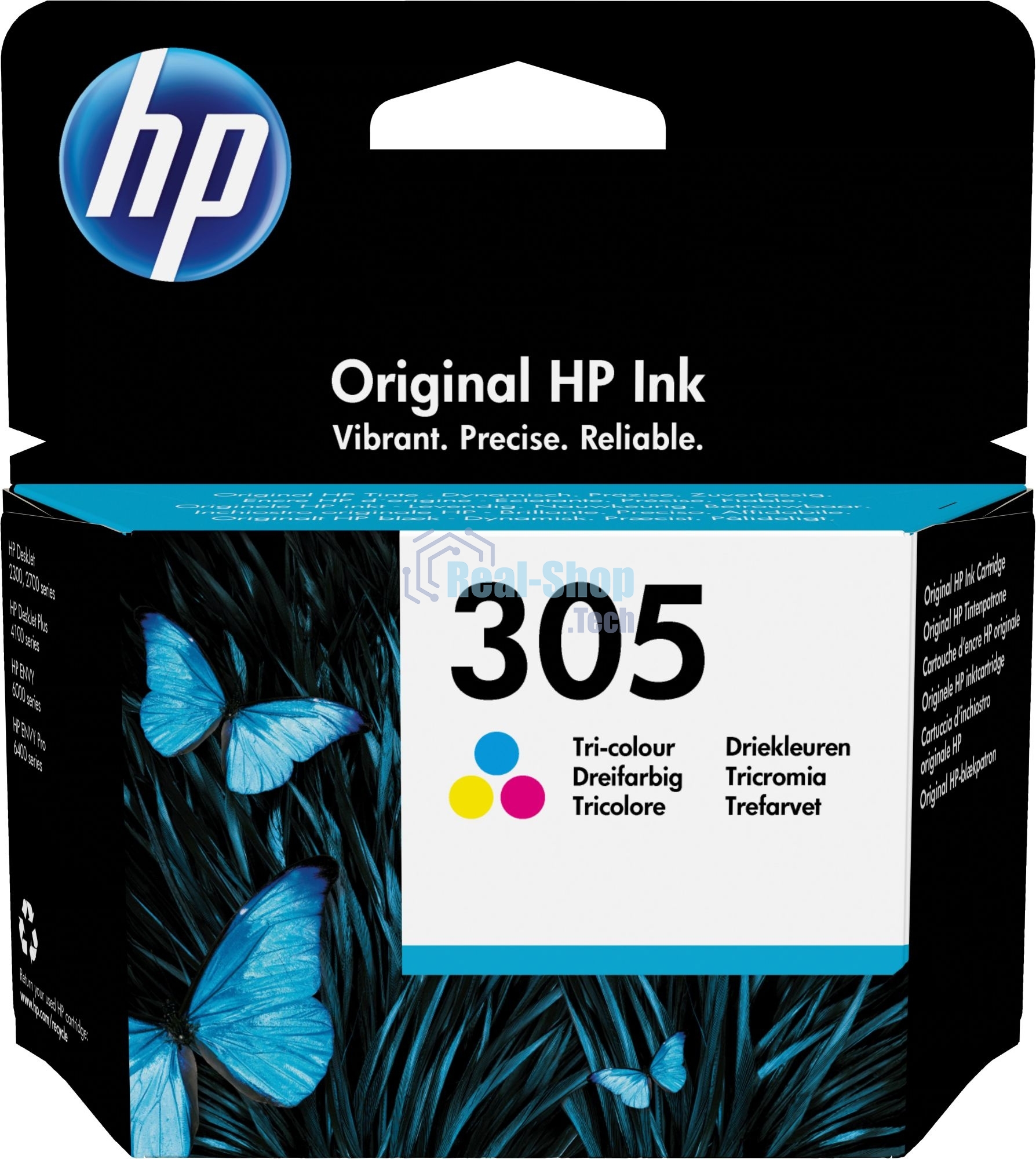 Картридж струйный HP 305 3YM60AE многоцветный (100 стр.) (2мл) для HP DJ 2320/2710/2720