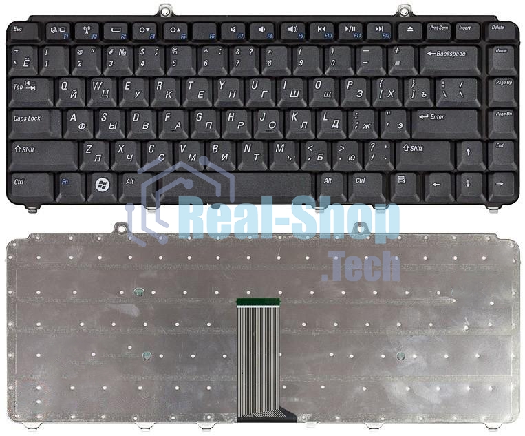 Клавиатура для ноутбука Dell Inspiron 1420 1520 1521 1525 1526 1540 Vostro 1400 1500 черная