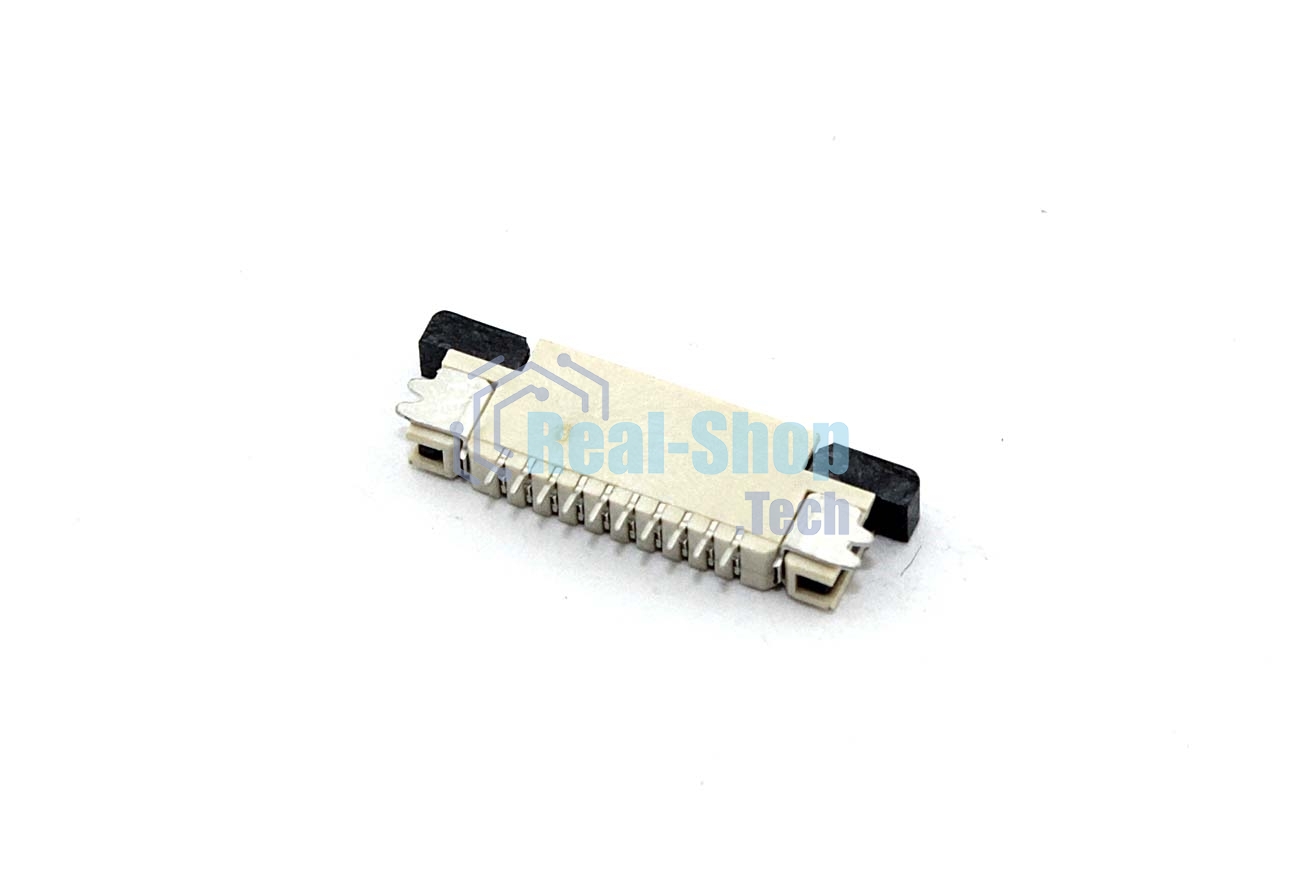 Разъем FPC Half Coverage Bottom Contact 0.8K-BX-10PWB 10 pin высота 2мм шаг 0,8мм