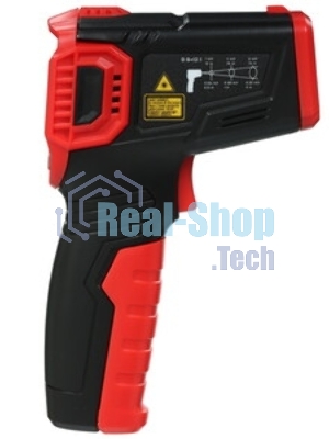 Инфракрасный пирометр (термометр) с цветным экраном Deli DL333380A