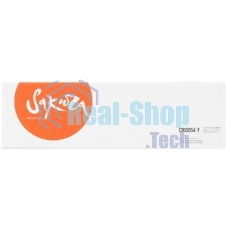 Картридж лазерный Sakura CRG054Y для Canon i-SENSYS LBP 621Cw/623Cdw, MF 641Cw/643Cdw/645Cx, желтый, 1200 к.