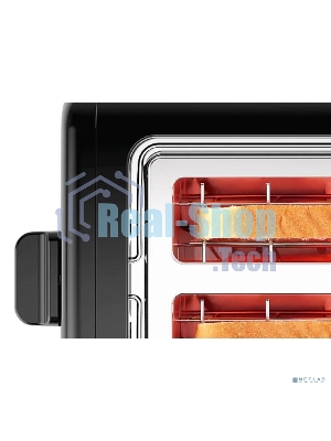 Тостер Bosch TAT3P423 черный, 970 Вт, 2 слота