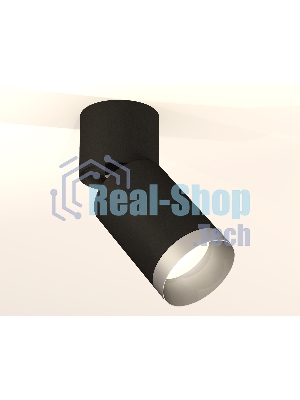 Светильник Ambrella Light XM6313043 SBK/BK/MCH черный песок/черный/хром матовый MR16 GU5.3 (A2221, C6313, N6133)