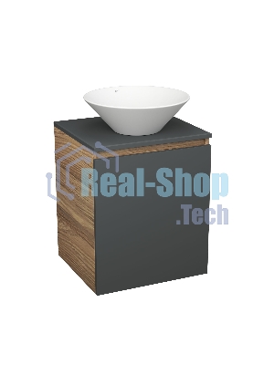 Тумба Bau Dream Blackwood 50 графит, раковина BAU Dream D43