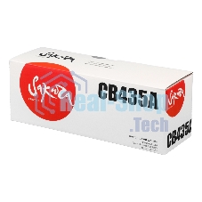 Картридж лазерный Sakura CB435A для HP LJ P1005/P1006, черный, 2000 к.