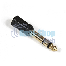 Переходник аудио Exegate EX284949RUS EX-AA-3F6M (6.35мм Jack M/3.5мм Jack F)