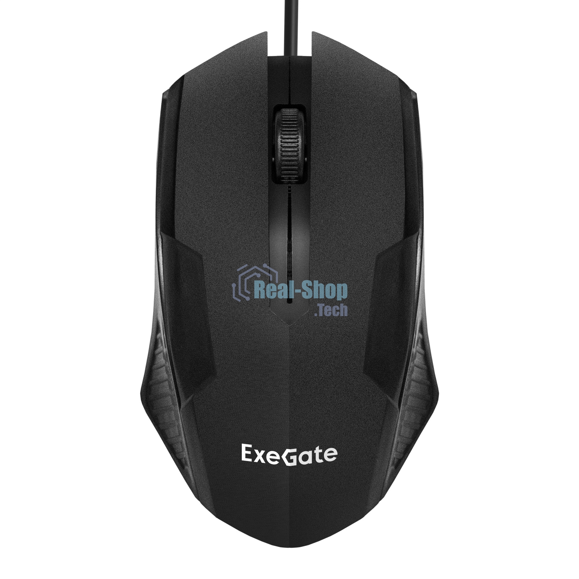 Мышь проводная ExeGate SH-9025L OEM черный, 1000 dpi, USB, кнопки - 3