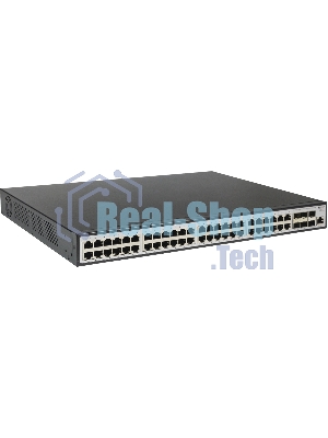 Коммутатор ORIGO Managed L3 Switch 48x1000Base-T PoE, 6x10Gbase-X SFP+, PoE Budget 370W, RJ45 Console, 19