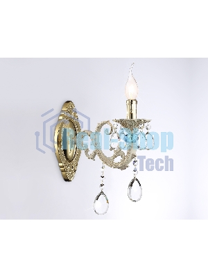 Светильник Ambrella light TR4932 GD/WH/CL золото/белый/прозрачный E14 max 40W 400*120*270