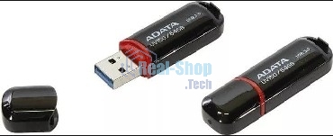 Флешка USB ADATA UV150 (AUV150-64G-RBK), 64Gb, USB 3.0, R/W 100/40, черный