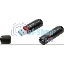 Флешка USB ADATA UV150 (AUV150-64G-RBK), 64Gb, USB 3.0, R/W 100/40, черный