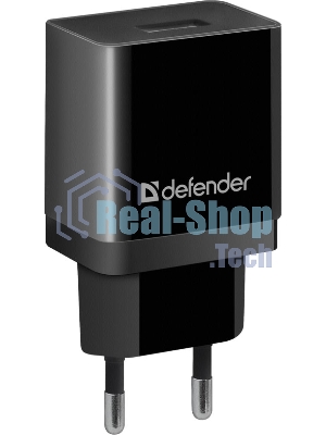 Сетевой адаптер Defender 1xUSB, 5V/2.1А, пакет, черный (EPA-10)