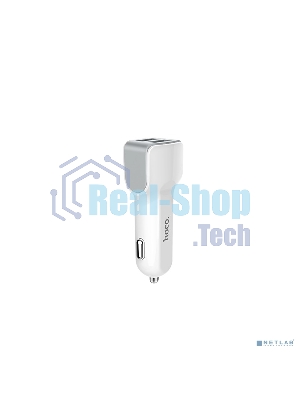 Авто ЗУ/HOCO HC-78005 Z23/2 USB/Выход: 12W/белый