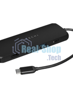 USB-концентратор Satechi ST-UCMPAM, USB Type-C, USB 3.0/USB Type-C/HDMI/SD/micro-SD, USB Type-C
