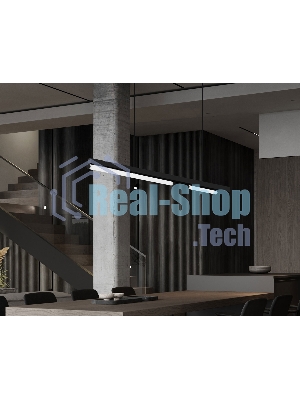 Трековый светильник GL2380 BK черный IP20 30W 3CCT 3000-6400K 48V 900*25*73
