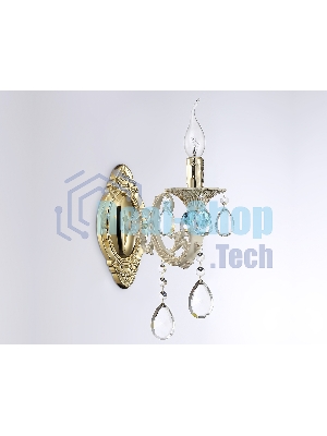 Светильник Ambrella light TR4932 GD/WH/CL золото/белый/прозрачный E14 max 40W 400*120*270