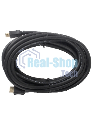 Кабель Cablexpert HDMI CC-HDMI4-7.5M, 19M/19M, v2.0, медь, позол.разъемы, экран, 7.5м, черный, пакет