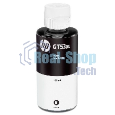 Емкость с чернилами HP GT53XL для GT 5810/5820/Ink Tank 115/315/319/419/415/Smart Tank 515/615, черный (135 ml), 6000 стр.