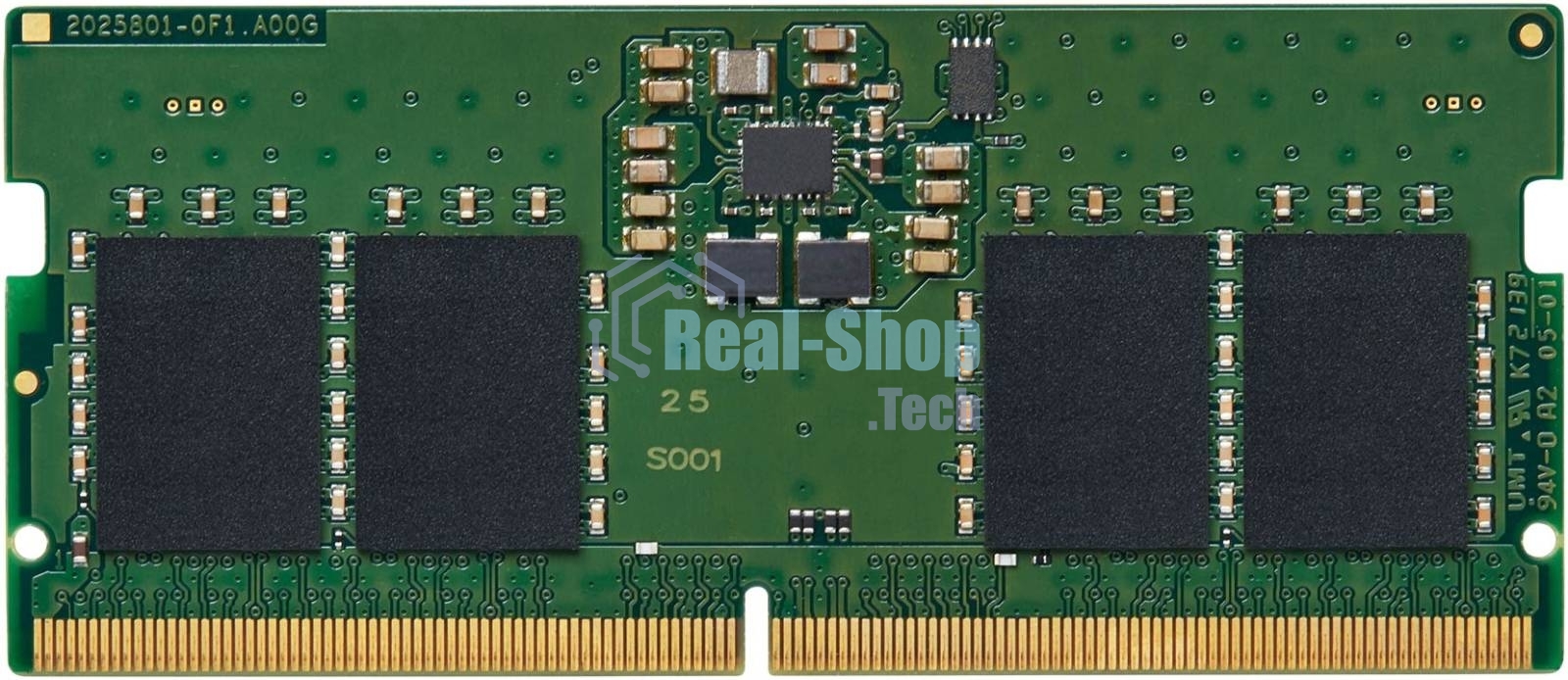 Оперативная память Kingston ValueRAM, DDR5, 16GB (1x16GB), 4800MHz, CL40, SO-DIMM