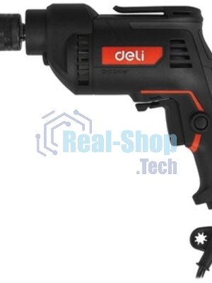 Дрель Deli DE-DZ10-2E, 500 Вт, сетевая, безударная