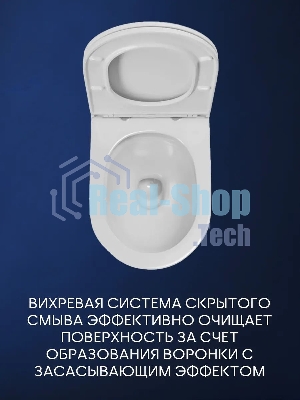 Комплект BAU 6 в 1: инсталляция BAU PRO, унитаз подвесной безободковый вихревой со скрытым сливом Bau Nimb Hurricane3, сиденье дюропласт микролифт, клавиша серый металлик/вставка хром