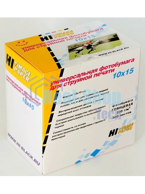 Бумага Hi-Black A21183 Фотобумага матовая односторонняя (Hi-image paper) 10х15, 230 г/м, 500 л. (MC230-4R-500)