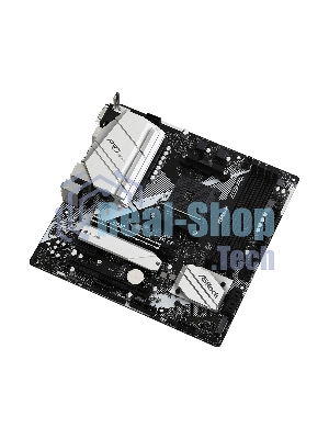 Материнская плата ASRock B550M Pro4, AM4, AMD B550, 4xDDR4, 6xSATA, 2xM.2, 1xPCI-E 3.0 x16, 1xPCI-E 4.0 x16, 1xDisplayPort, 1xHDMI, 1xVGA, 1x 1Gb LAN, 3x3.5 мм, 7.1, Micro-ATX