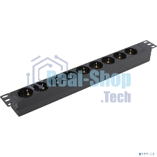 Блок розеток горизонтальный ExeGate ServerPro PDU-19H907 Al-9S-C20, 19