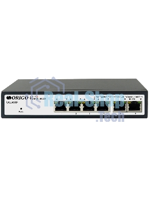 Коммутатор Smart Managed L2 PoE Switch 4 x 1000Base-T PoE+, 2 x 1000Base-T, PoE-60W budget