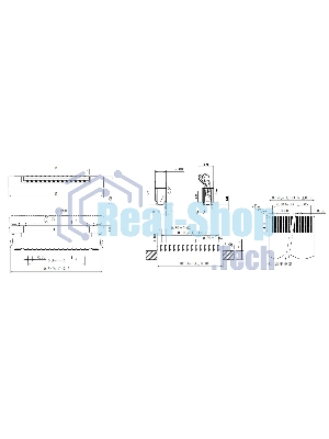 Разъем FPC Half Coverage Bottom Contact 0.8K-BX-20PWB 20 pin высота 2мм шаг 0,8мм
