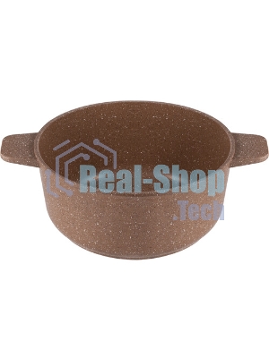 Кастрюля Maunfeld CARMEL MF22CRM01CR, 22 см, 3 л из литого алюминия со стеклянной крышкой