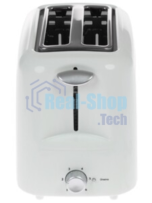 Тостер Maxwell MW-1504 W белый, 750 Вт, 2 слота